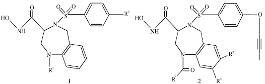 Image for - Quantitative Structure-activity Relationship Studies on Benzodiazepine Hydroxamic Acid Inhibitors of Matrix Metalloproteinases and Tumor Necrosis Factor-α Converting Enzyme