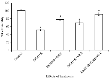 Image for - Synergistic Effects of Glutathione and Vitamin E on ROS Mediated Ethanol Toxicity in Isolated Rat Hepatocytes