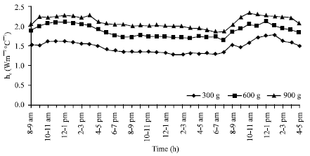 Image for - Effect of Mass on Convective Heat Transfer Coefficient During Onion Flakes Drying