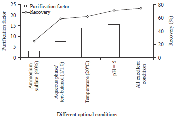 Image for - Three-Phase Partitioning for Purification of Laccase Produced by Coriolopsis trogii under Solid Fermentation