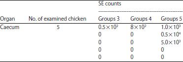 Image for - Effect of Sodium Butyrate on Salmonella Enteritidis Infection in Broiler Chickens