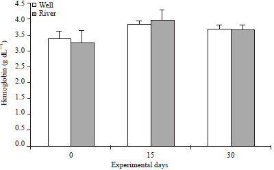Image for - Effects of Water Type (River and Well) on Hematological Parameters in Juvenile Siberian Sturgeon (Acipenser baeri)