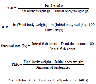 Image for - Nutritional Evaluation of Defatted Groundnut Cake meal with Amino acid as Protein Supplement in African Catfish (Clarias gariepinus Burchell, 1822) Juveniles Diet