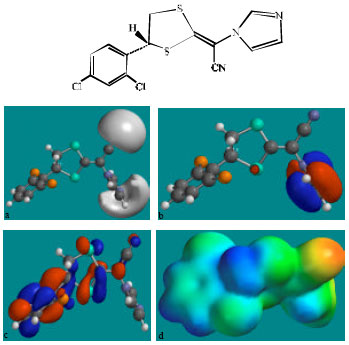 Image for - A Molecular Modelling Analysis of Luliconazole, Lanconazole and Bifonazole