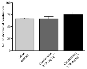 Image for - Effect of Ramipril, Valsartan and Candesartan on Thermal and Visceral Pain in Mice