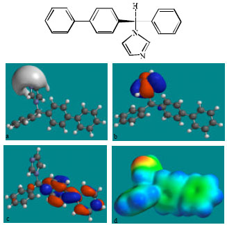 Image for - A Molecular Modelling Analysis of Luliconazole, Lanconazole and Bifonazole