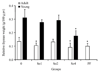 Image for - Administration Senna occidentalis Seeds to Adult and Juvenile Rats: Effects on Thymus, Spleen and in Hematological Parameters