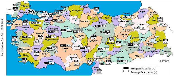 Image for - The Administrative Position of Female Academics in Turkish Universities and Their Geographical (Spatial) Distribution