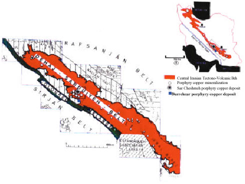 Image for - Mass Change Calculations During Hydrothermal Alteration/Mineralization in the Porphyry Copper Deposit of Darrehzar, Iran