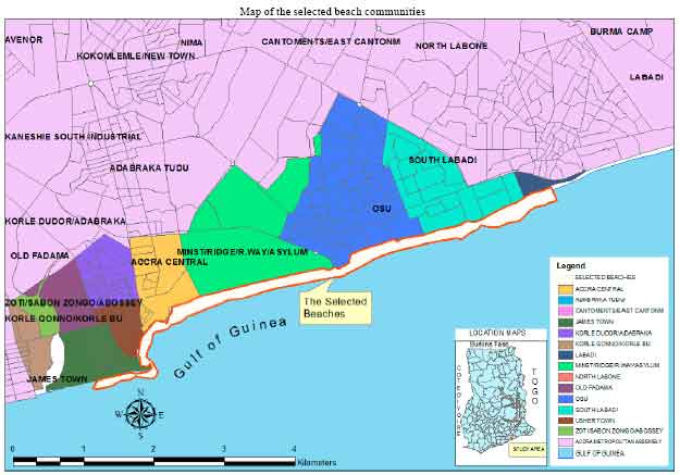 Image for - GIS-based Assessment of Short Term Shoreline Changes in the Coastal Erosion-Sensitive Zone of Accra, Ghana