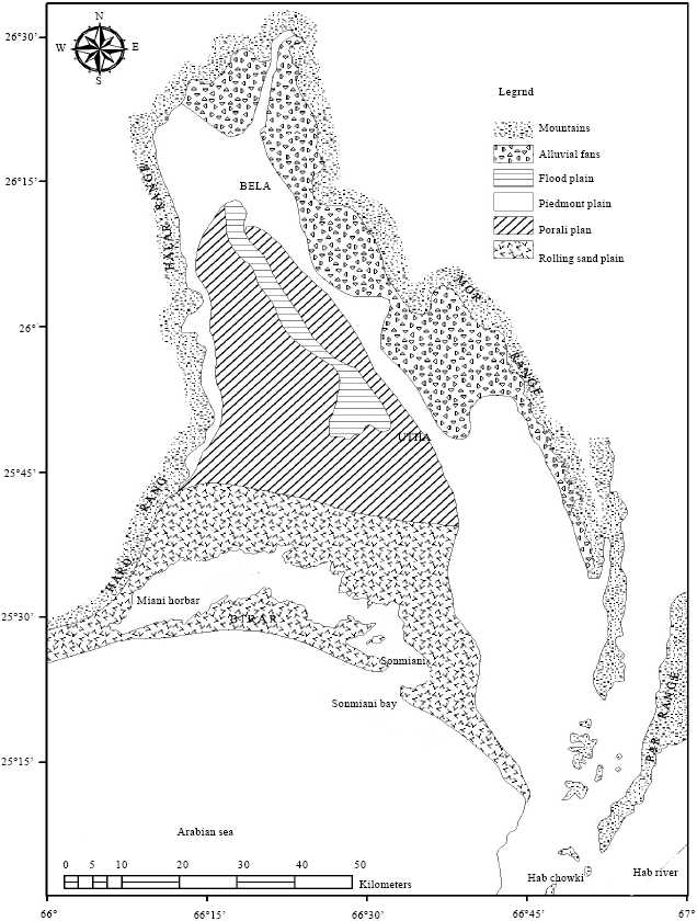 Image for - Delineation of Saltwater Intrusion into Freshwater Aquifer in Bela Plain,  Coastal Area of Pakistan using Analytical Techniques