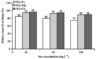 Image for - Counterion Effects on Nitrate Adsorption from Aqueous Solution onto Functionalized  Polyacrylonitrile Coated with Iron Oxide Nanoparticles