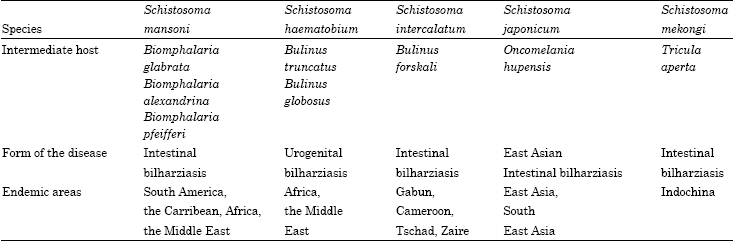 schistosomiasis agent