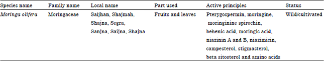 Image for - Nutritional Potentials of Moringa olifera Leaves in Uttar Pradesh,
India