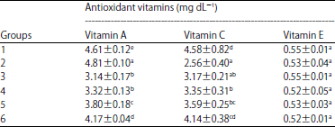 Image for - Effect of Desmodium velutinum Stem Bark Methanolic Extract on Some Antioxidant Enzymes and Vitamins in Acetaminophen-intoxicated Rats