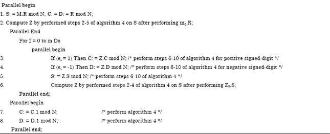 Image for - A New CMM-NAF Modular Exponentiation Algorithm by using a New Modular Multiplication Algorithm