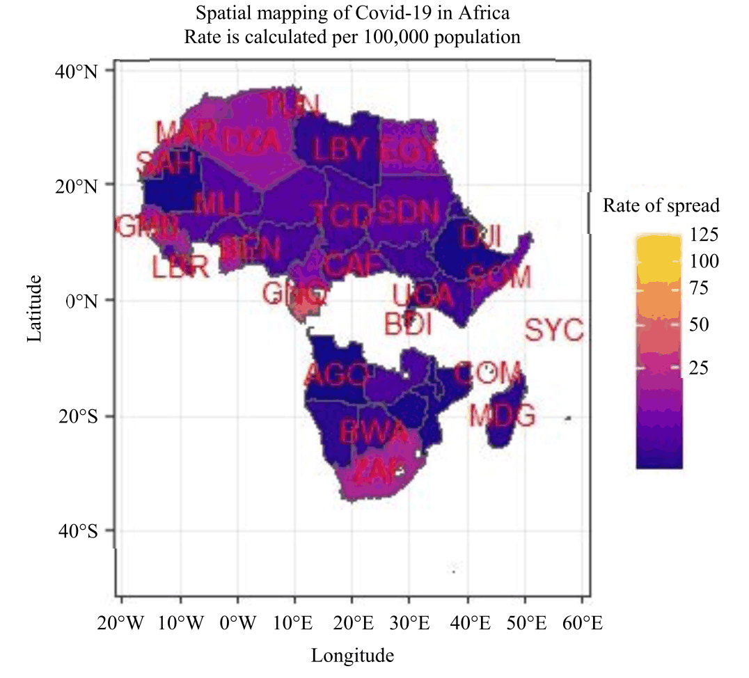 Image for - Estimation of Spatial Effects of COVID-19 in Africa: Spatial Panel Data Model (SPDM) Approach