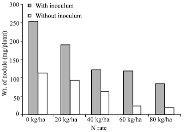 Image for - Effect of Bradyrhizobium Inoculum at Different Nitrogen Levels on Summer Mungbean