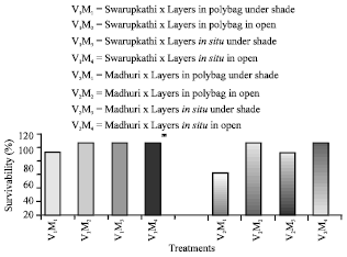 Image for - Effect of Different Post Detachment Conditions on the Survivability and Growth Performance of Two Varieties of Guava Air-layers