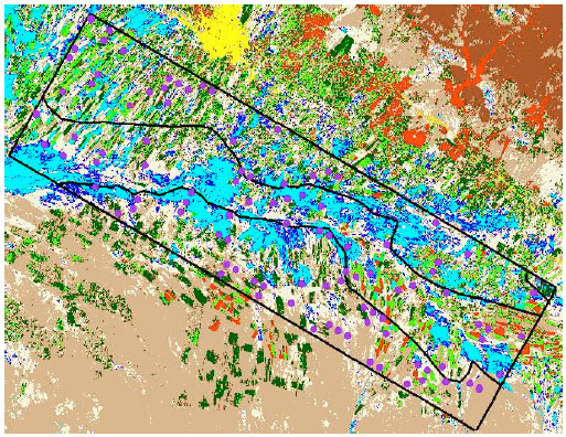 Image for - Vegetation Cover Assessment Based on Soil Properties in Arid and Semi-arid Areas using Landsat Images: A Case Study in Neyshaboor Area