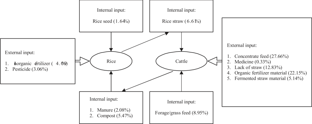 Image for - Comparison of External and Internal Inputs Usage Based on Enterprises Scale on Rice-cattle Integration Systems Farming