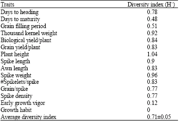 Image for - Assessment of Phenotypic Diversity among Jordanian Barely Landraces (Hordeum vulgare L.)