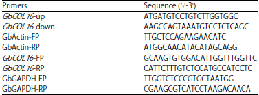 Image for - Cloning and Expression Analysis of CONSTANS-Like 16 (GbCOL16) Gene from Ginkgo biloba
