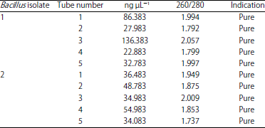 Image for - Amplification and Sequence Analysis of Indole-3-Pyruvic Acid (IPyA) Pathway Related Genes from Bacillus spp.