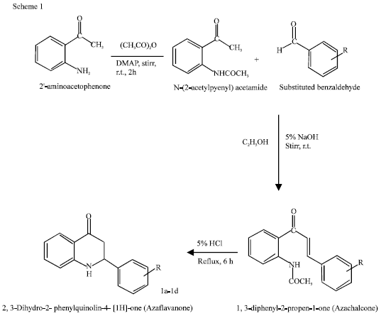 Image for - Synthetic Studies of Novel Azaflavanone Derivatives and its Biological Activities