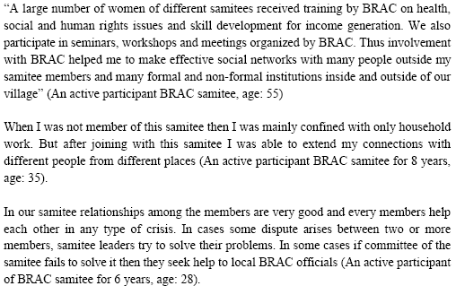 Image for - Microfinance Programs and Social Capital Formation: The Present Scenario in a Rural Village of Bangladesh