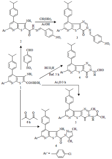 Image for - Selective and Orally Bioavailable CHK1 Inhibitors of Some Synthesized Substituted Thieno[2,3-b]pyridine Candidates