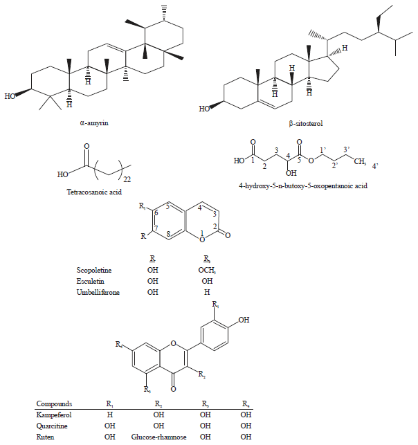 Image for - Novel Anti-ulcerogenic Effects of Total Extract and Isolated Compounds from Cakile arabica