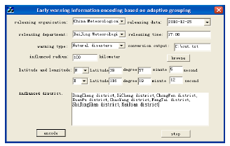 Image for - Early Warning Information Releasing System Based on Adaptive Grouping