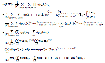 Image for - MacWilliams Identities of Linear Codes over Ring Mnxs (R) with Respect to the Rosenbloom-Tsfasman Metric