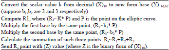 Image for - Hastening Point Multiplication in the ECC