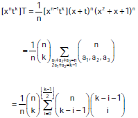 Image for - A Combinatorial Proof for Identities on an Odd Number and an Even Number  of Right Leaves in p-ary Trees