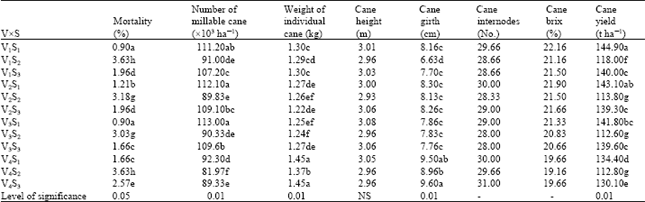 Image for - Effect of Different Types of Settling of Different Varieties on the Yield and Yield Contributing Characters of Sugarcane