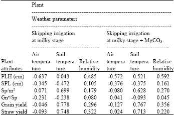 Image for - Predicitng the Interaction Between the Effect of Anti-transpirant and Climate on Productivity of Wheat Plant Grown under Water Stress