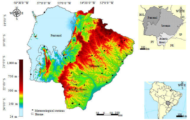 Image for - Analysis of the Occurrence of Wet and Drought Periods Using Standardized Precipitation Index in Mato Grosso do Sul State, Brazil