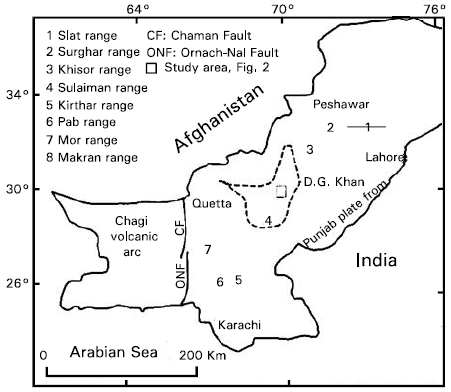 Image for - Sedimentology of Chitarwata Formation, Rakhi Nala, Sulaiman Range, Pakistan