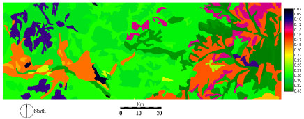Image for - Soil Erosion Risk Prediction with RS and GIS for the Northwestern Part of Hebei Province, China