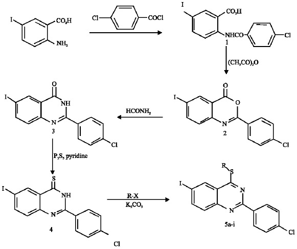 Image for - Synthesis of Certain New 6-Iodoquinazolines as Potential Antitubercular Agents