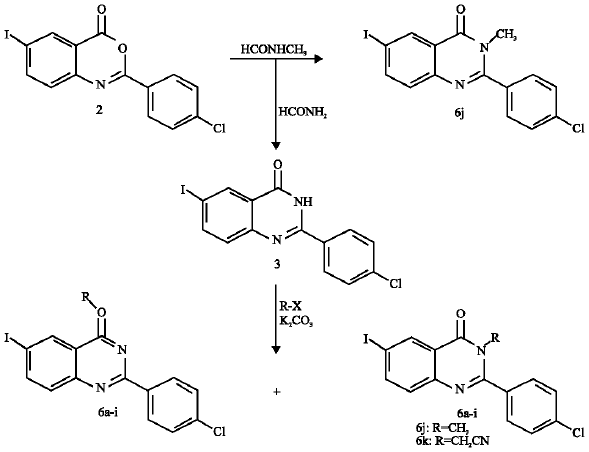Image for - Synthesis of Certain New 6-Iodoquinazolines as Potential Antitubercular Agents