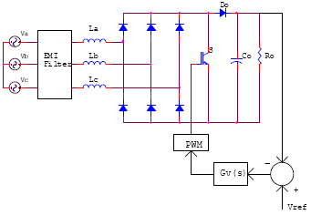 Image for - Three-phase Single Switch Power Factor Correction Circuit with Harmonic Reduction