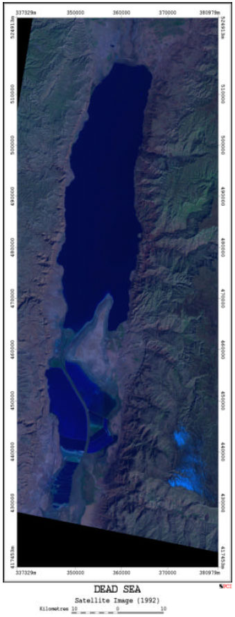Image for - Study of Sharp-cut Decrease of Dead Sea