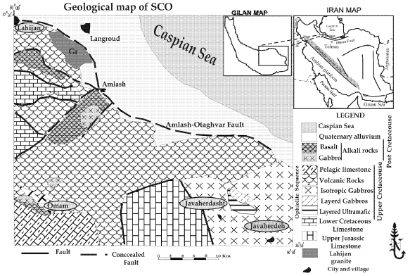 Image for - Petrology, Geochemistry and Mineral Chemistry of Extrusive Alkalic Rocks of the Southern Caspian Sea Ophiolite, Northern Alborz, Iran: Evidence of Alkaline Magmatism in Southern Eurasia