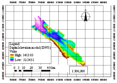 Image for - Production of Optimized DEM Using IDW Interpolation Method (Case Study; Jam and Riz Basin-Assaloyeh)