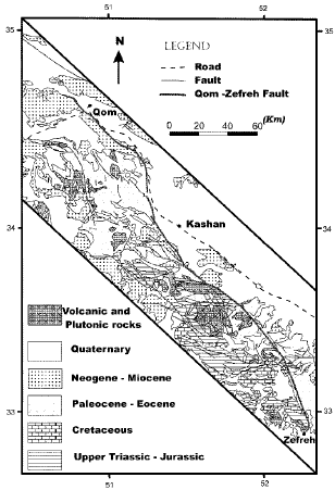 Image for - Structural Analysis and Evolution of the Kashan (Qom-Zefreh) Fault, Central Iran