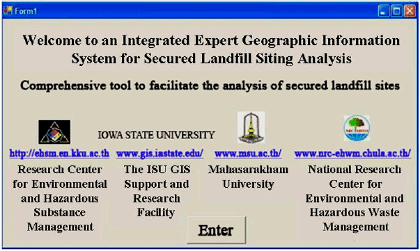 Image for - Analysis of Integrated Expert Geographic Information Systems for Secured Landfill Sites