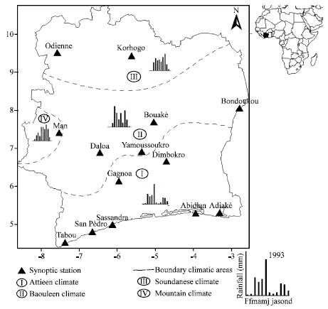 Image for - Update of Intensity-Duration-Frequency Curves for Precipitation of Short Durations in Tropical Area of West Africa (Cote D